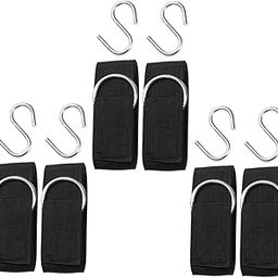 FUNOMOCYA 6pcs Durable Adjustable Swing Hanging Strap Kit Outdoor Hammock Ropes for Swings Tree and Garden Use Easy to Install Safe for Trees Weather-Resistant-image-59