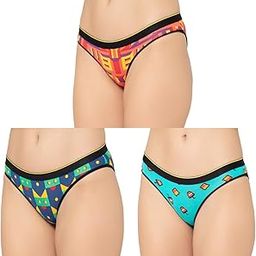 Women's Printed Micro Modal Bikinis Panties | Soft & Breathable Underwear |Combo Pack of 3-image-21