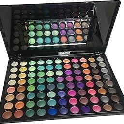 MEGAGA Professional 88 Colors Eyeshadow Palette with Applicator-image-15