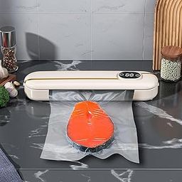 Portible Vacuum Sealer Machine, Large Size, Automatic Dry & Wet Air Sealing System, Packing Sealing Machine, Compact Design Vacuum Sealing Machine, With Extra 10 Bags-picture-15