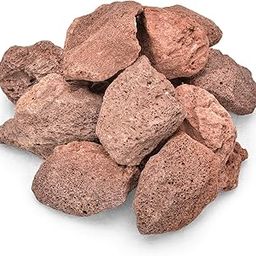 Barbecue Pit Natural Lava Rocks for Gas Grill Barbeque and Tandoor Red (1, 3-5 Inches)-image-50