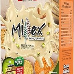 Millex Millet Healthy Mix 1kg | 30 Natural Nutrition Ingredients | Sprouted Cereals,Nuts, & Pulses |No Sugar Organic Multigrain Nutrition Drink | |Porridge Mix (Pack of 1)-22