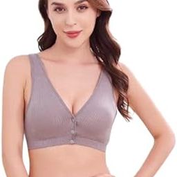 Women's Cotton Lightly Padded Wire Free Maternity Bra-image-90