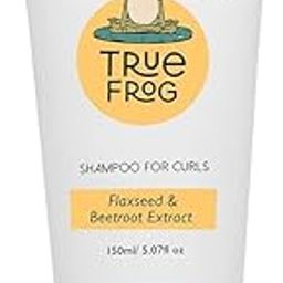 TRue FRoG Shampoo For Curly, Wavy, Dry and Frizzy Hair With Flaxseed and Beetroot Extract For Cleansing, Moisturizes And Adds Shine To Hair For Women & Men, Sulphate and Paraben Free - 150 ml-image-1