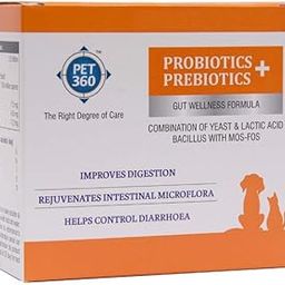 PROBIOTICS + PREBIOTICS Gut Wellness Formula for Dogs & Cats | Probiotic Supplement | Prevents Diarrhea & Indigestion | Cat & Dog Gut Health Supplement for Improved Immunity - 10 Sachets-image-47