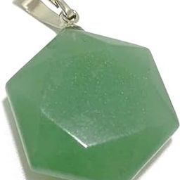 Natural Green Aventurine Star of David Sacred Geometry Crystal Pendant for Men and Women-image-76