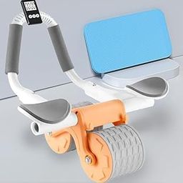 YESVIYA Automatic Rebound Ab Roller with Elbow Support | Core Workout Abdominal Wheel with Timer & Knee Mat | Plank Ab Roller for Home Gym, Office, Outdoor Abs Exercise Equipment-image-14