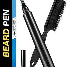 "Beard Pencil Filler for Men – Mustache, Beard & Eyebrow Enhancer with Bristle Brush – Professional Grooming Kit for a Fuller, Defined Look"-14