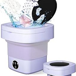 Drumstone (𝗦𝗽𝗲𝗰𝗶𝗮𝗹 𝟱 𝗬𝗲𝗮𝗿𝘀 𝗪𝗮𝗿𝗿𝗮𝗻𝘁𝘆) Compact Foldable Washing Machine - 3 Modes for Delicates, High-Frequency Cleaning for Baby Clothes, Socks, T-Shirts, Towels, and More-image-78