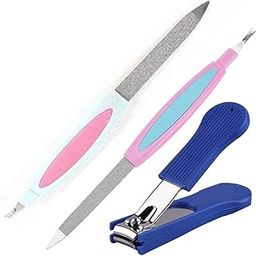 SKYOwings Nail Clipper- Sharp Fingernail Cutter Toenail Clippers Sturdy Nail Cutter with Nail Filer for Men and Women (1pc Nail Cutter, 1pc Nail File)-20