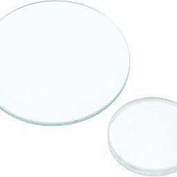 PATIKIL 30cm Focal Length 50mm Convex Lens and 7.5cm Focal Length 30mm Concave Lens 1 Set, 2 Pack Glass Optically Polished Round Edges Lens for Physics Teaching, Clear-picture-26