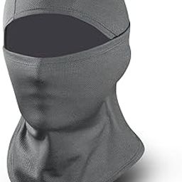 TEKCOOL Polyester Face Mask for Bikers in Riding Uv Protected Full Face Mask Balaclava for Men Black Mask for Bike Riding & Cycling, Full Face Helmet Mask for Men (Dark Grey (Pack of 1))-image-80