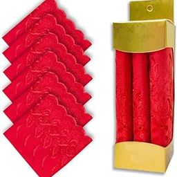 Stylish Chikankari Handkerchief for Women, Ladies Hanky Cotton, Ethnic Wear Fashion Accessory for Girl, Woman, Ladies (25m X 25Cm) giftset for her-image-28