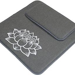 CALANDIS™ Meditation Cushion Seat Yoga Seating Square Nonslip Bedroom Floor Pillow Set Gray | Yoga Props | Yoga & Pilates | Fitness, Running & Yoga-image-52