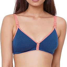 Organic Cotton Bamboo Nursing Bra for Women I High Coverage Feeding Bra with Clasps for Breastfeeding I Wire-Free Maternity Bra Without Padding-image-36