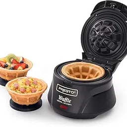 Presto 03500 Belgian Bowl Waffle Maker, Black-picture-24