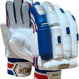 DBS & SONS Valorus Batting Gloves RightHand White&Blue (Right Hand Batsman) (White & Blue, Youth)-image-69