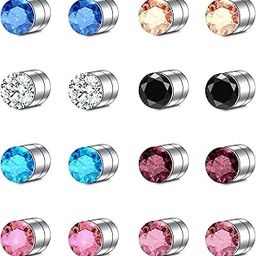 Fake Septum Nose Ring Hoop Face Cartilage Helix Earrings Cuff for Non Piercing Women Surgical Steel Spring Adjustable Clip on Lobe Tragus Earrings Piercing Jewelry Silver Rose Gold Black-image-59