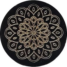 NHD Professional Carrom Striker 703 | 15g Original Tournament Striker | Smooth Bottom, Engraved Top | 41.2mm Dia (Black)-image-63