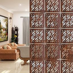 RANDOM 12 PCS Hanging DIY Room Divider Attractive Pattern Panels Decorative Wall Screen Panel Hollow Out Design for Living Dining Room Kitchen Bedroom Office Bar Restaurant Home Hotel Décor-RSD-4023-image-58