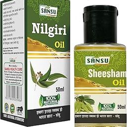 Sansu Nilgiri Ka tel Natural Ayurvedic 50ml With Sheesham Oil Natual 50ml (Combo Pack)-image-49