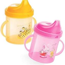 Joyful Hello Baby Plastic Sipper Cup with Double Handle (1Pc Will be Sent Colour May Vary, 300 ml)-15