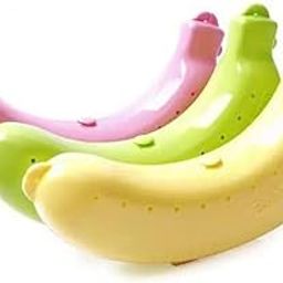 Delightful Multicolor Plastic Banana Cases: The Ultimate Fruit Protector and Fun Return Gift! Pack of 3,Perfect for Kids� Lunchboxes and Gifts Banana Buddy.-image-74