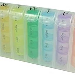 EZYFIT Pill Organizer 7 Days Weekly Tablet Medicine Storage Organizer Box-picture-15