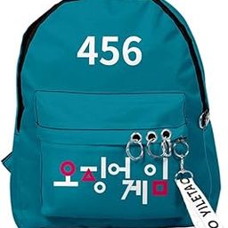 THE STYLE SUTRA® 1x Korean Squid Game Backpack Bag Sport Bag Casual School Bag for Boy Girl Blue 456 | Clothing, Shoes & Accessories | Womens Handbags & Bags-image-53