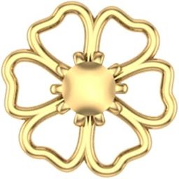 18K/14K Yellow/White Gold Nose Pin(Screw) for Women-image-99