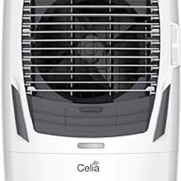 Havells Celia 55L Air Cooler for home | Ice Chamber | Collapsible Louvers | 4 Leaf Metal Blade | Powerful Air Delivery | Everlast Pump | 3 Side High Density Honeycomb Pads | Heavy Duty (White/Grey)-picture-13