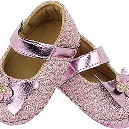 6 To 12 Months Baby Girls Synthetic Leather Floral Sandal Booties-BT1616-image-70