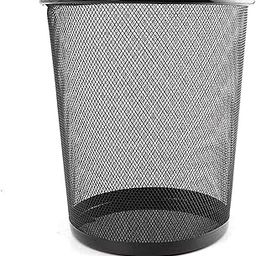 Metal Mesh Big Size Dustbin for Room for Kids,Waste Paper Basket, 235 X 265 X 190 MM, Black (Pack 1)-image-79