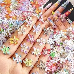 MAYCREATE® 60PCS Flower Nail Art Charms-picture-43