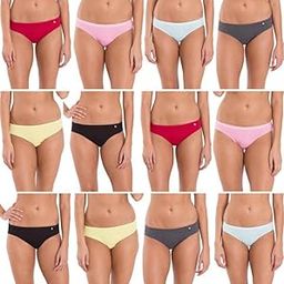 Pack of 12 Women Bikini Multicolor Panty-image-77