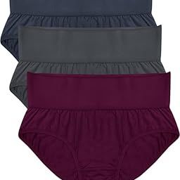Soft & Comfy Hipster Panties for Women - Pack of 3, 100% Pure Cotton, Wide Elastic Waistband, Multicolor, Perfect for Everyday Wear-image-24
