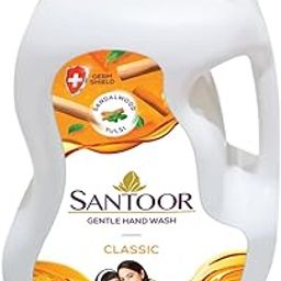 Santoor Classic Gentle Hand Wash 5000ml with Natural Goodness of Sandalwood & Tulsi| Rich Lathering Formula With Anti-Bacterial Properties| Soft on Hands| Soothes & Hydrates Skin-image-10