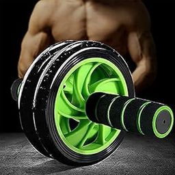 Fitness Scout Ab Wheel Abdominal Double Ab Wheel Ab Roller for Gym Exercise Fitness Training Equipment Functional Workout for Unisex (Green)-image-42