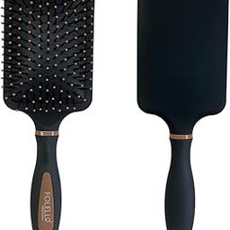 FOLELLO - Premium Collection Paddle Hair Brush for Men & Women - Portable Hair Brush for Grooming, Detangling & Smoothing - Suitable for All Hair Types-image-6