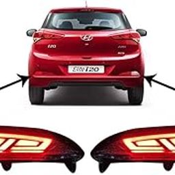 Automaze Rear Bumper LED Reflector Brake Light For Elite i-20 (Red) - Set of 2 Pc-6