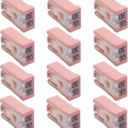 30A 32V Mini Slotted Automotive MCASE Shaped Cartridge Fuse Kit(Pack of 12pcs,30A)-image-54