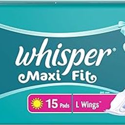 Whisper Maxi Nights Sanitary Pads for Women, Large, 15 Napkins (Pack of 1)-picture-19