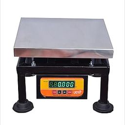 SS Weighing Scale 100kg x 10 gram Weight Machine for Shop, Fruit Shop, Kirana Shop, Kitchen and Factories 68 (SS FB, Black)-14