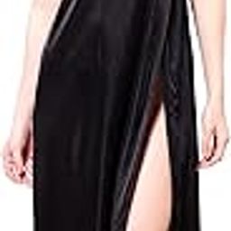 Women's Satin Solid Maxi Length Nightgown (Size - Free Size)-image-12
