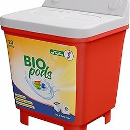 BioPods 20 Dissolvable Ultra Clean Laundry Pods | Powered by Bio Enzymes for Tough Stains| Fabric Conditioner & Brightener | Top & Front Load | Fresh Long-Lasting Fragrance | 1 Pod = 1 Wash (upto 8kg)-image-32