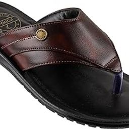 Men's Stylish Rexine Slipper With Cushioned Footbed For All Day Comfort - Durable, Comfortable and Versatile Footwear for Casual & Formal Occasions | Soft, Lightweight & Stylish-image-31