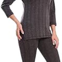 Women Thermal Underwear Lightweight Thermal Set Women Ultra-Soft Base Layer Set of 1-image-70