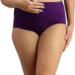 Underwear Over Bump | Hygiene Anti-Bacterial, Anti-Microbial & Moisture Wicking Crotch | Full Coverage | Soft Comfy Cotton | Pack of 1-image-46