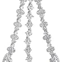 SilvermercDesigns American Diamond Bridal Paasa Maangtika for Women-image-70