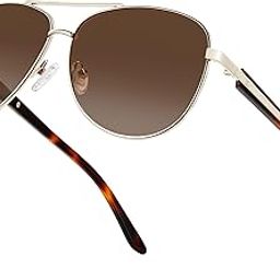 Polarized Aviator Sunglasses for Women : UV Protection Acetate Square Sunglass With Retro Classic Style-image-13